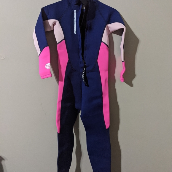 DIVE & SAIL 2.5MM Full Wetsuit for Girls - Picture 3 of 3